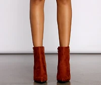 Step It Up Snake Print Booties