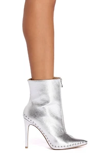Studded And Shining Diva Booties