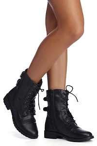 Buckle Up Combat Boots