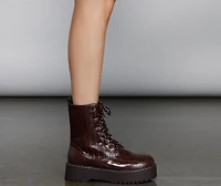 Blooming Beauty Floral Lace Up Booties