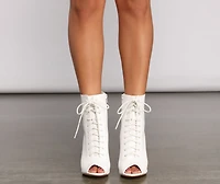 A Chic Moment Stiletto Booties