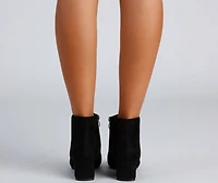 Simple Chic Block Heel Booties