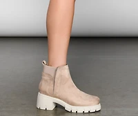 Trendy Chelsea Lug Sole Booties