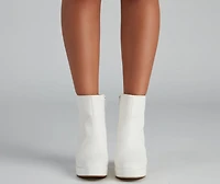 Feelin' Retro Platform Booties