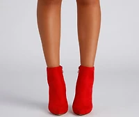 Sleek Style Pointed Toe Stiletto Booties