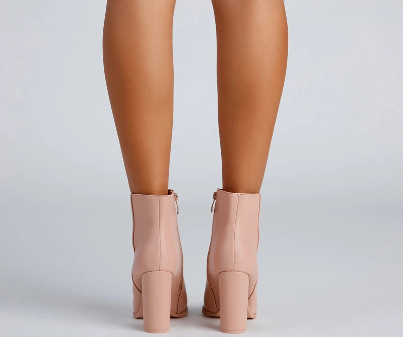 Favorite Kicks Pointed Toe Booties