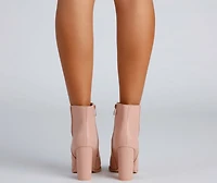 Favorite Kicks Pointed Toe Booties