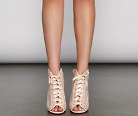 Stunning Glamour Lace Stiletto Booties