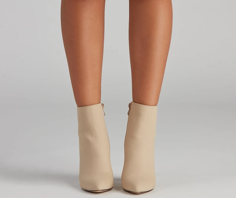 Go Getter Nubuck Block Heel Booties
