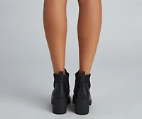 Strut It Out Lug Sole Combat Boots