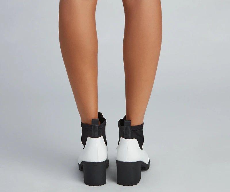 Strut It Out Lug Sole Combat Boots