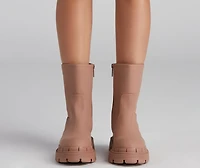 She's Trendy Lug Sole Boots