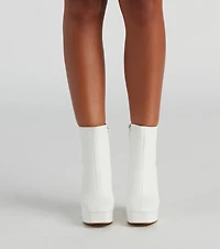 Made For The Drama Platform Booties