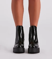 The Name Of Lug Patent Booties