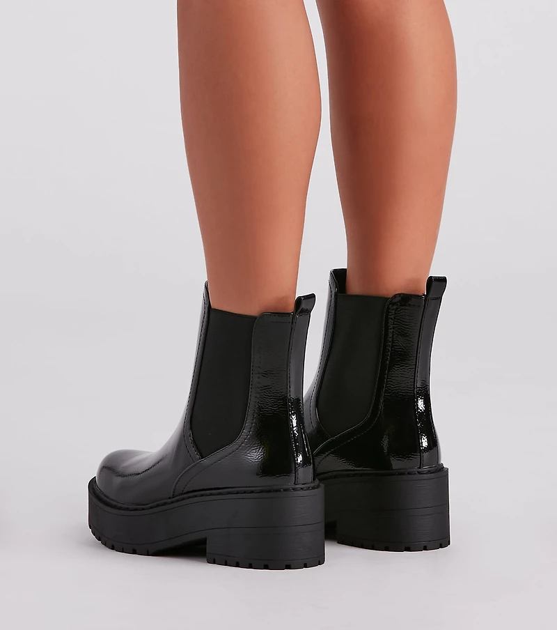 The Name Of Lug Patent Booties