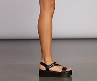Buckled Strappy Platforms