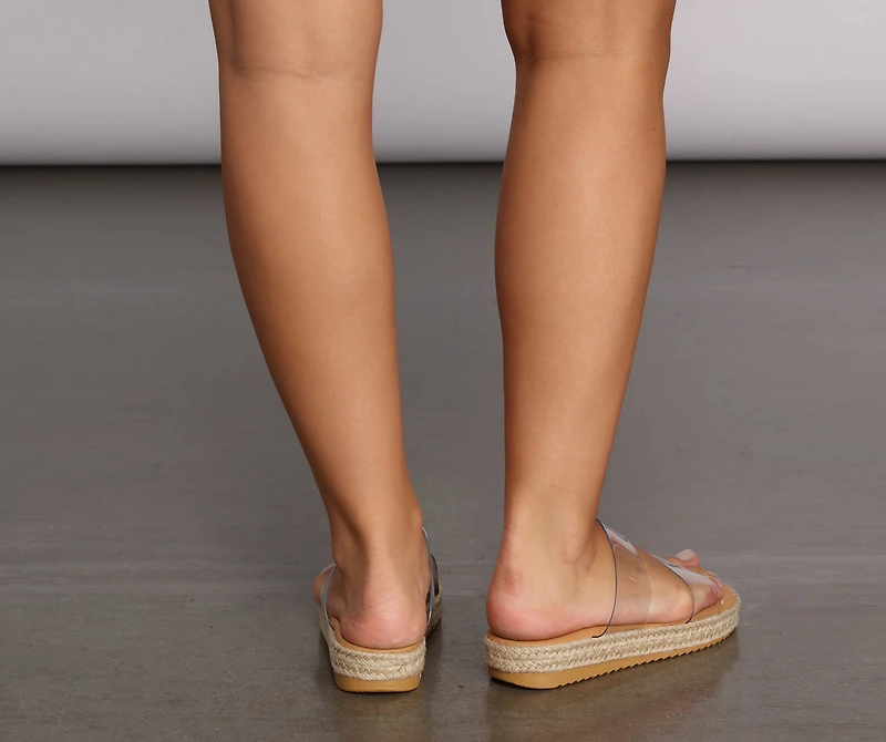 Superb Woven Platform Sandals