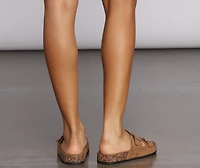 Totally Grounded Two-Strap Sandal