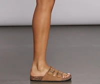 Totally Grounded Two-Strap Sandal