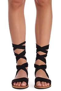 Vacation Ready Wrap Sandals