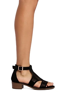 Cut The Block Heel Sandals