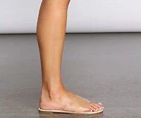 Simply Sweet Clear Sandals