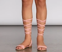 Simple Summer Lace Up Sandals