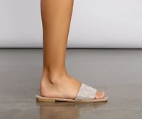 All That Luxe Rhinestone Sandals