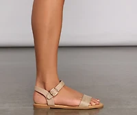 Summer Vibes Strappy Sandals
