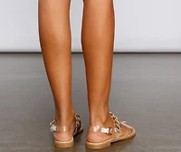 Major Glam Chainlink Sandals