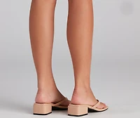 Spring My Step Thong Sandals