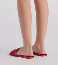 Magic Metallic Rhinestone Sandals