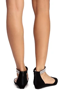 Glam Rhinestone Flats