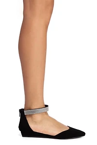 Glam Rhinestone Flats