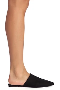 Chic Canvas Slide On Flats