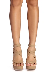 New Heights Strappy Wedge Heels