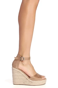 Step Up Espadrille Wedges