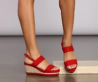 Sassy Sling Back Espadrilles
