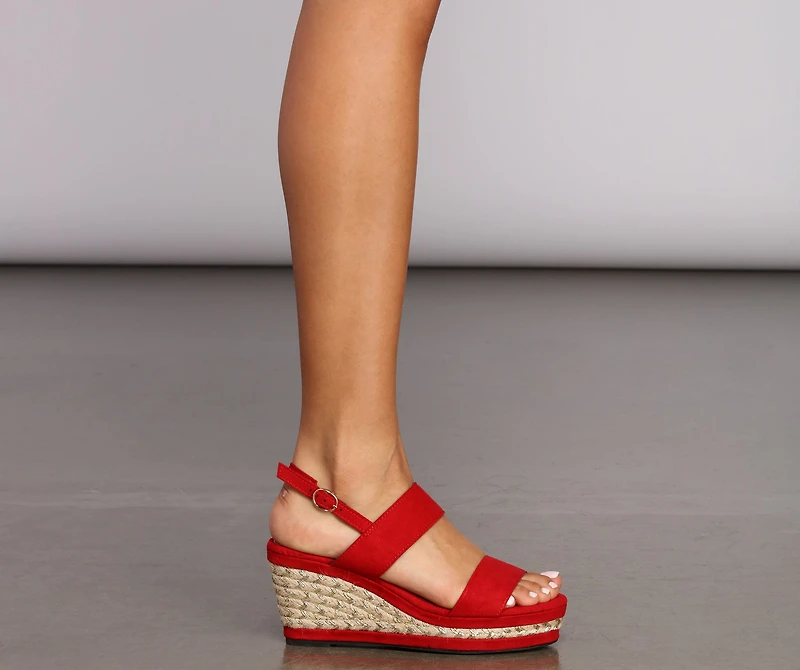 Sassy Sling Back Espadrilles