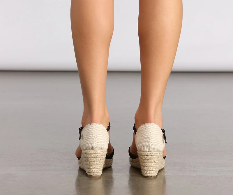 Walks On The Beach Espadrille Wedges