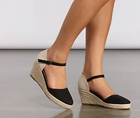 Walks On The Beach Espadrille Wedges
