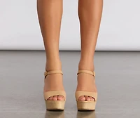 Stylin' Straw Wedge Heels