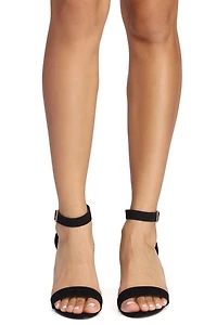 Low Wedge Ankle Strap Sandals