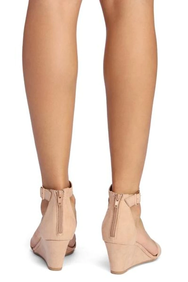 Windsor Low Wedge Ankle Strap Sandals Arden Fair