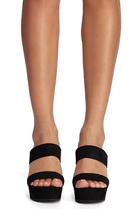 It Takes Two Band Wedge Heels