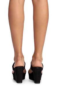 It Takes Two Band Wedge Heels