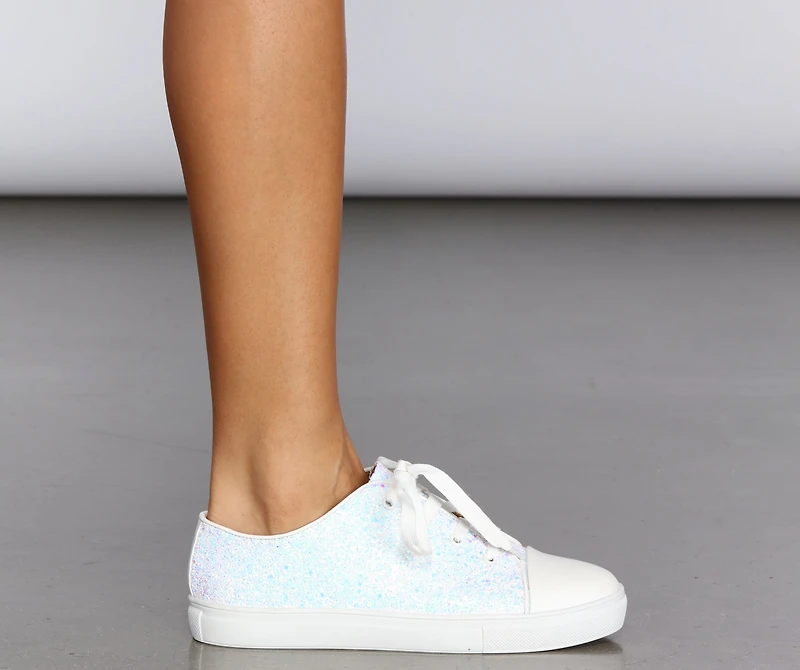 Step Glitter Sneakers