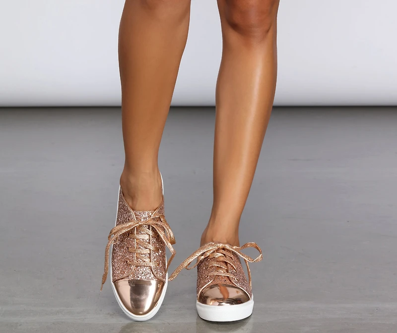 Step Glitter Sneakers