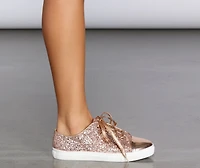 Step Glitter Sneakers