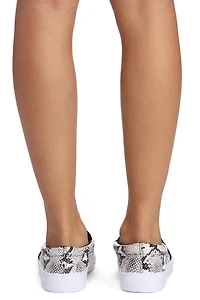 Slip On Snake Sneakers